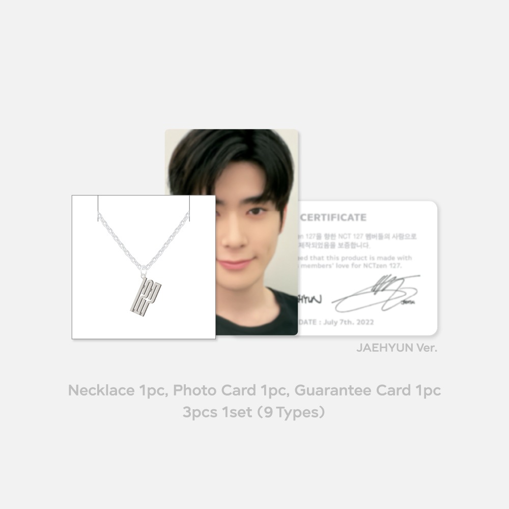 予約】NCT127 Necklace_Debut 6th Anniversary OFFICIAL MD 