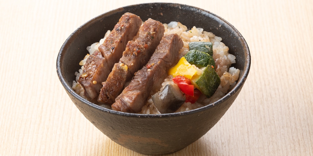近江牛ステーキご飯