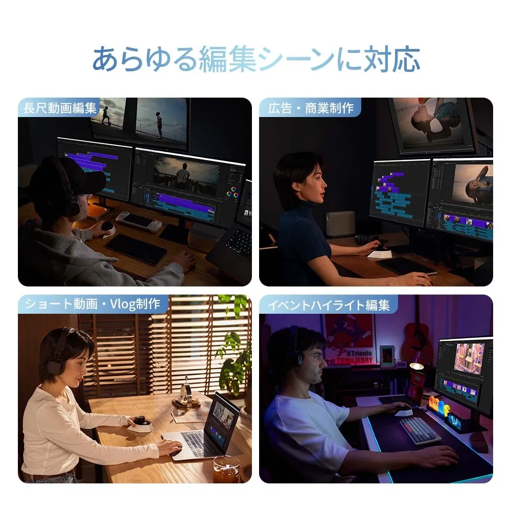 Pilot Pro 編集コンソール 活用シーン