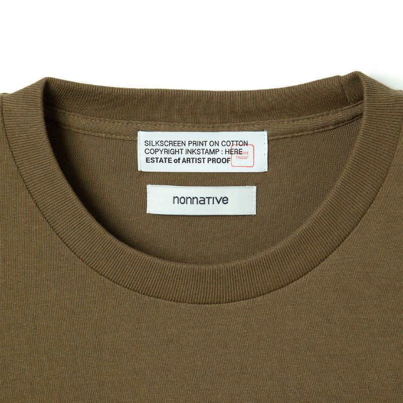 S/S TEE Innovatenのネックタグ