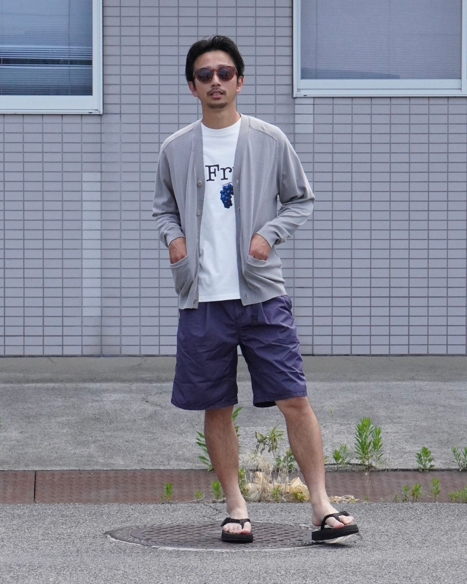 NAVY WALKER EASY SHORTS Main Styling
