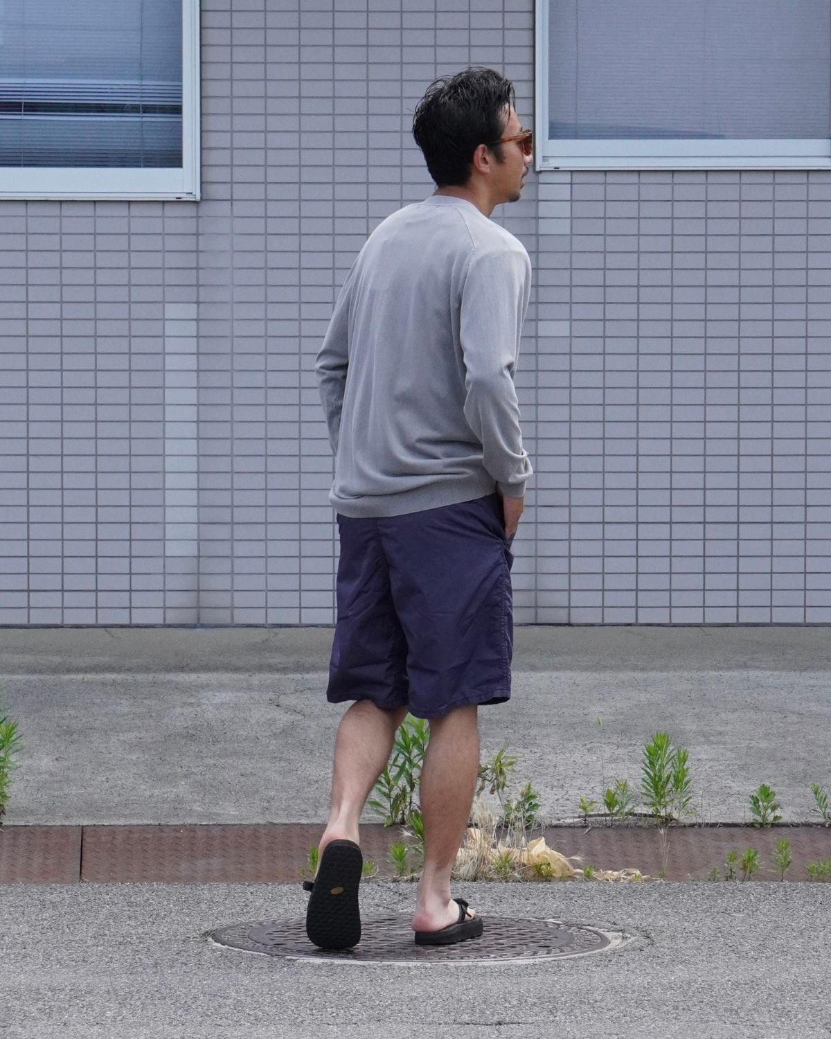 NAVY WALKER EASY SHORTS Styling Detail