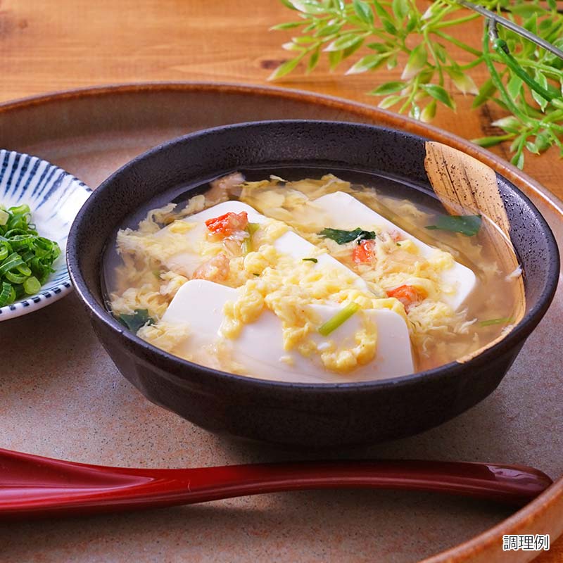 かにのあんかけ豆腐