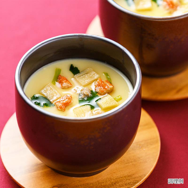 茶碗蒸しの素 紅ずわい蟹｜フリーズドライならアスザックフーズ公式通販