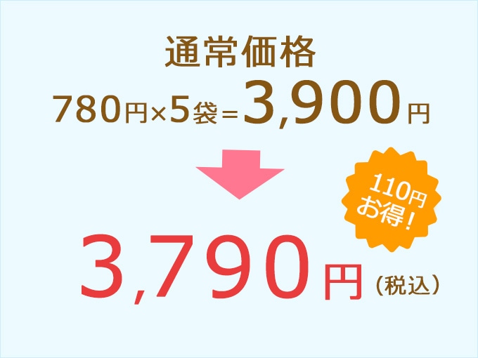 セット品でお得に