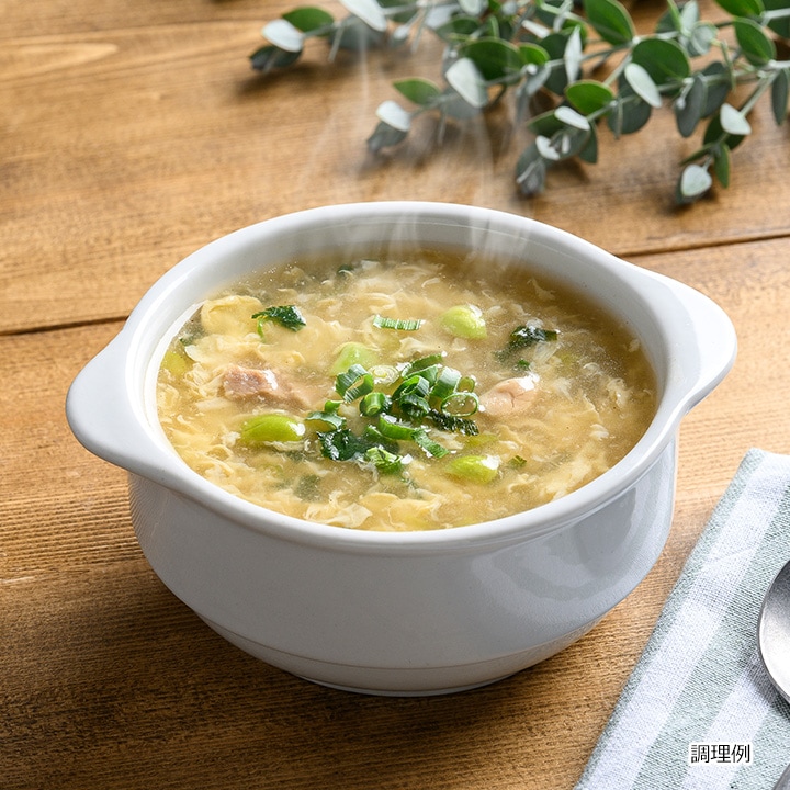 中華風　かきたまスープ