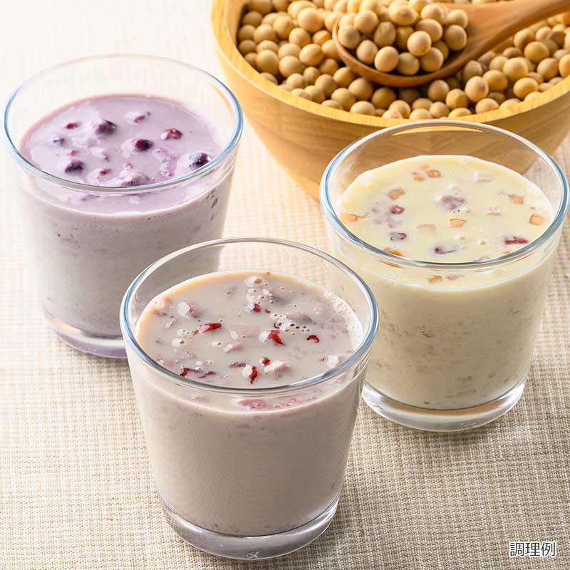 豆乳でも美味しい