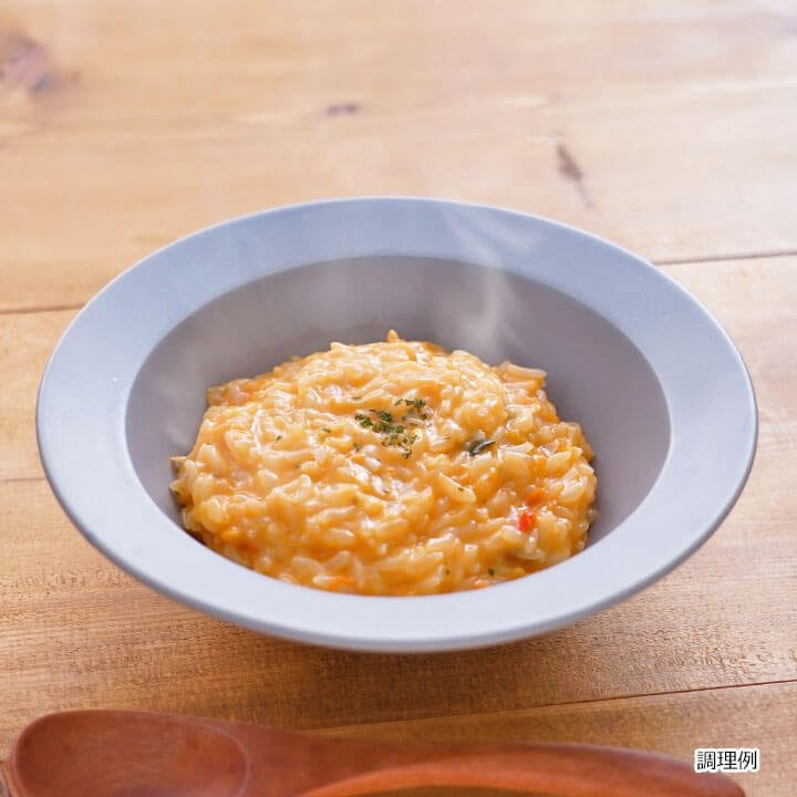 野菜とたんぱくミネストローネのチーズリゾット