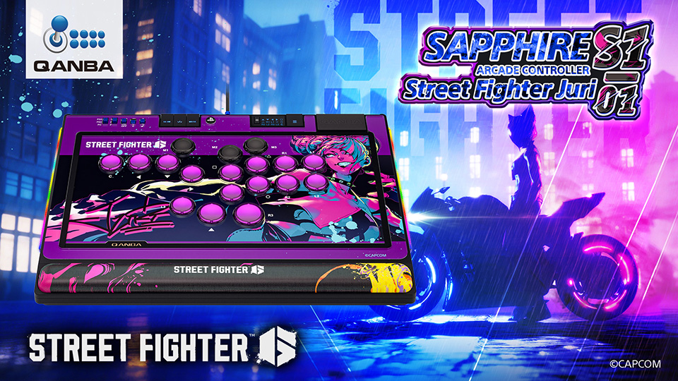 限定特典付き] Qanba SAPPHIRE × Capcom Street Fighter 6 JURI