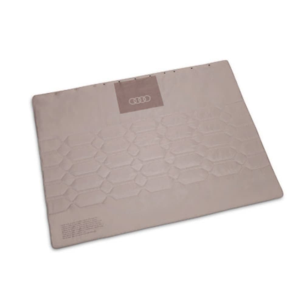 Audi アウトドアブランケット（オレンジ/ライトブラウン）