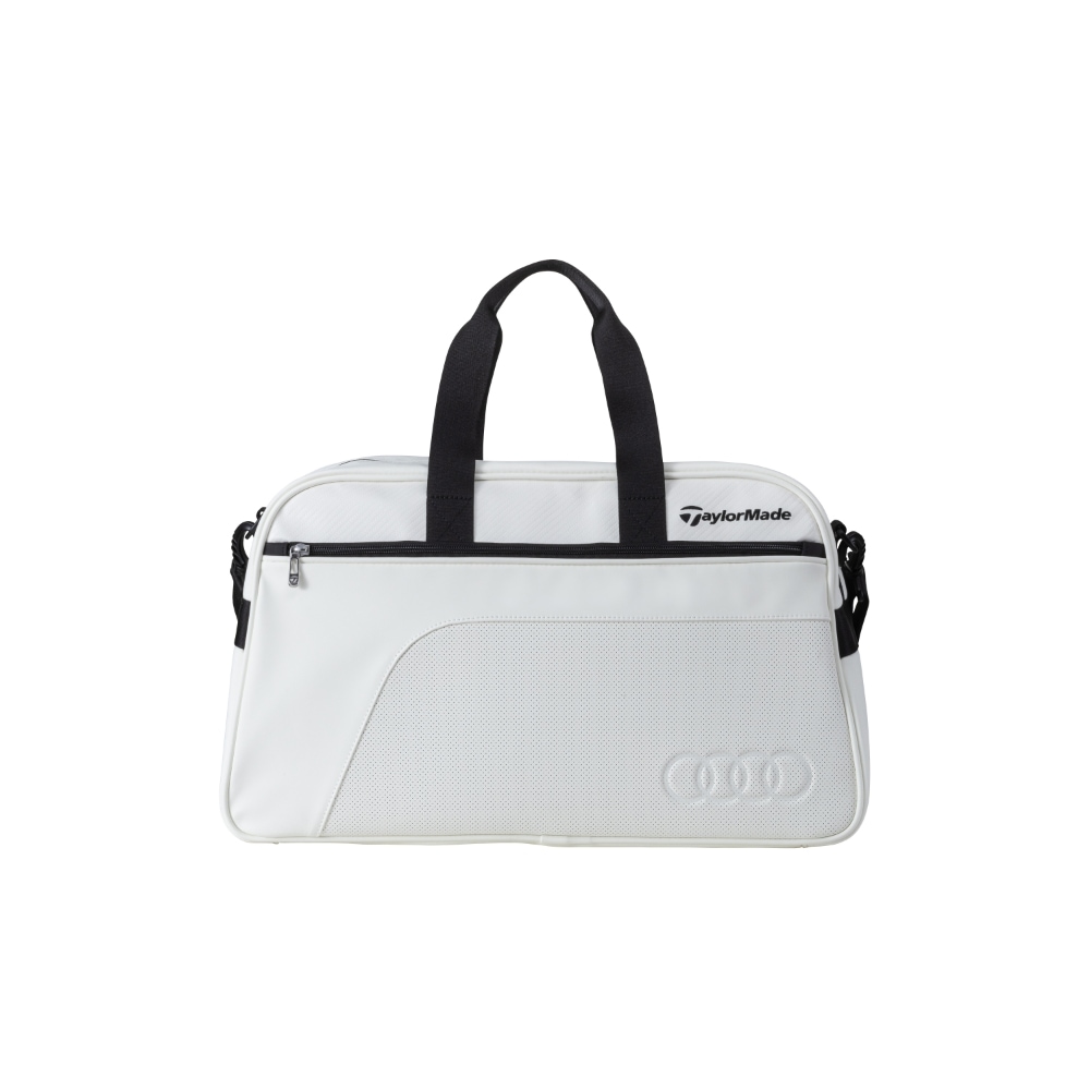 Audi × テーラーメイド ボストンバッグ(ホワイト)