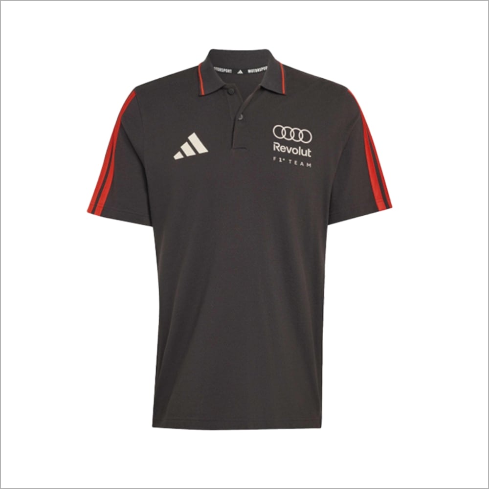 Audi Formula 1 メンズファンポロシャツ（ユーティリティブラック）