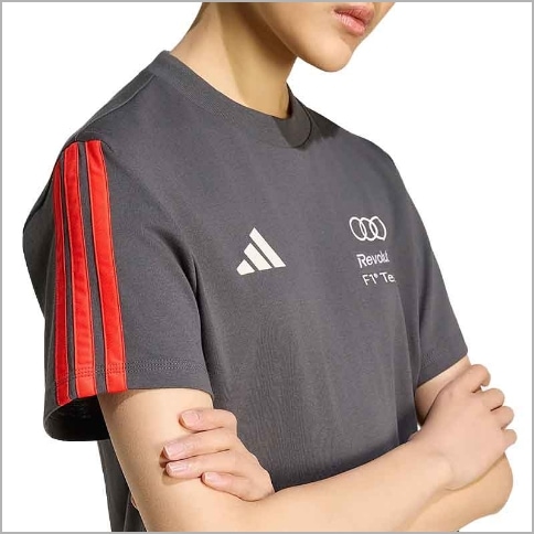 Audi Formula 1 レディースファンＴシャツ（ユーティリティブラック）