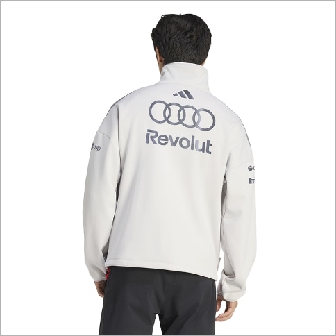 Audi Formula 1 メンズエンジニアトラックトップジャケット（チョークパール）