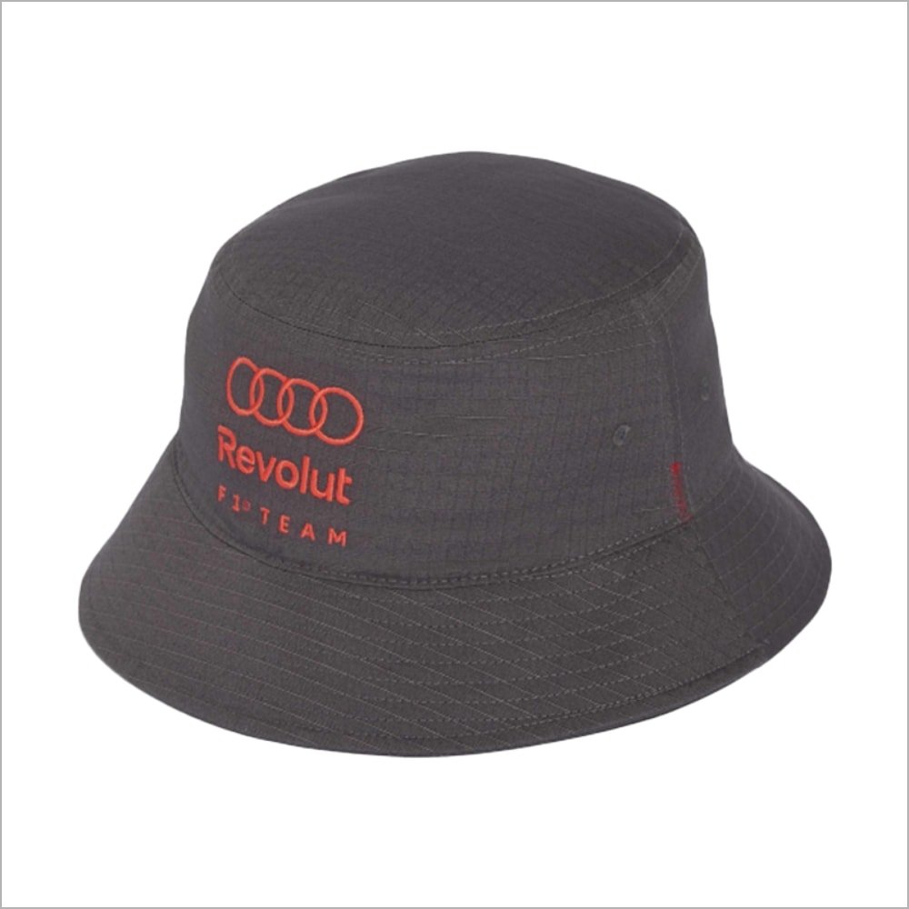 Audi Formula 1 メンズメカニクスバケットハット（ユーティリティブラック）
