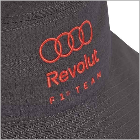 Audi Formula 1 メンズメカニクスバケットハット（ユーティリティブラック）