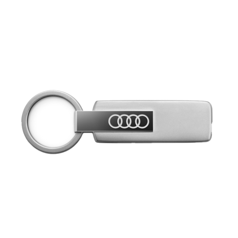 Audi キーリング ステンレスシルバー