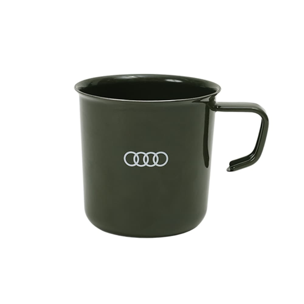 Audi ホーローマグカップ（アッシュグリーン）