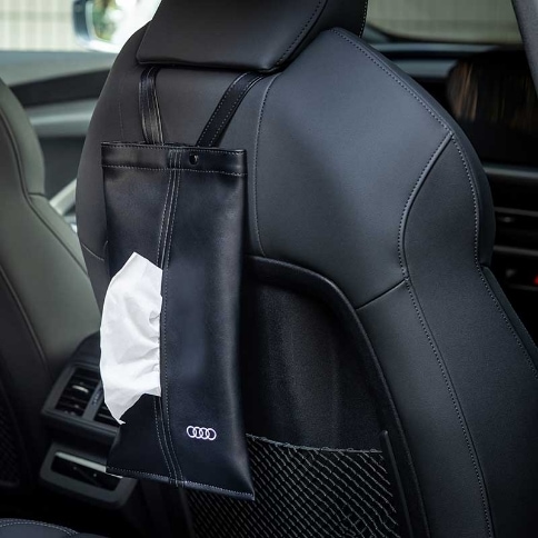 Audi ティッシュケース(ブラック)