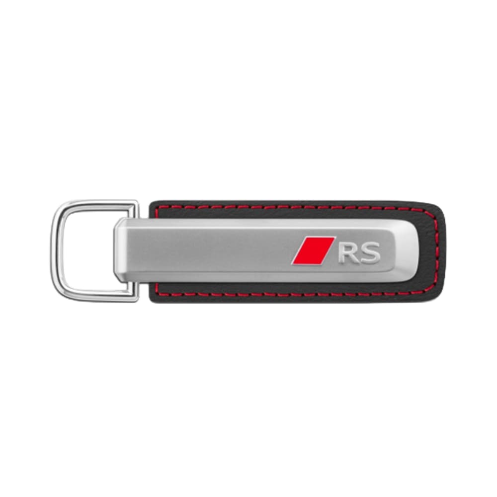 Audi レザーキーリング(シルバー/ブラック)RS