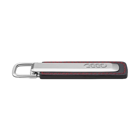 Audi レザーキーリング(シルバー/ブラック)RS