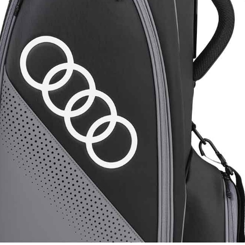 Audi×テーラーメイド キャディバッグ（ブラック/グレー）