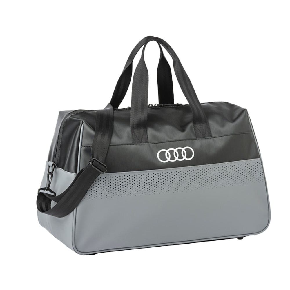 Audi×テーラーメイド ボストンバッグ（ブラック/グレー）