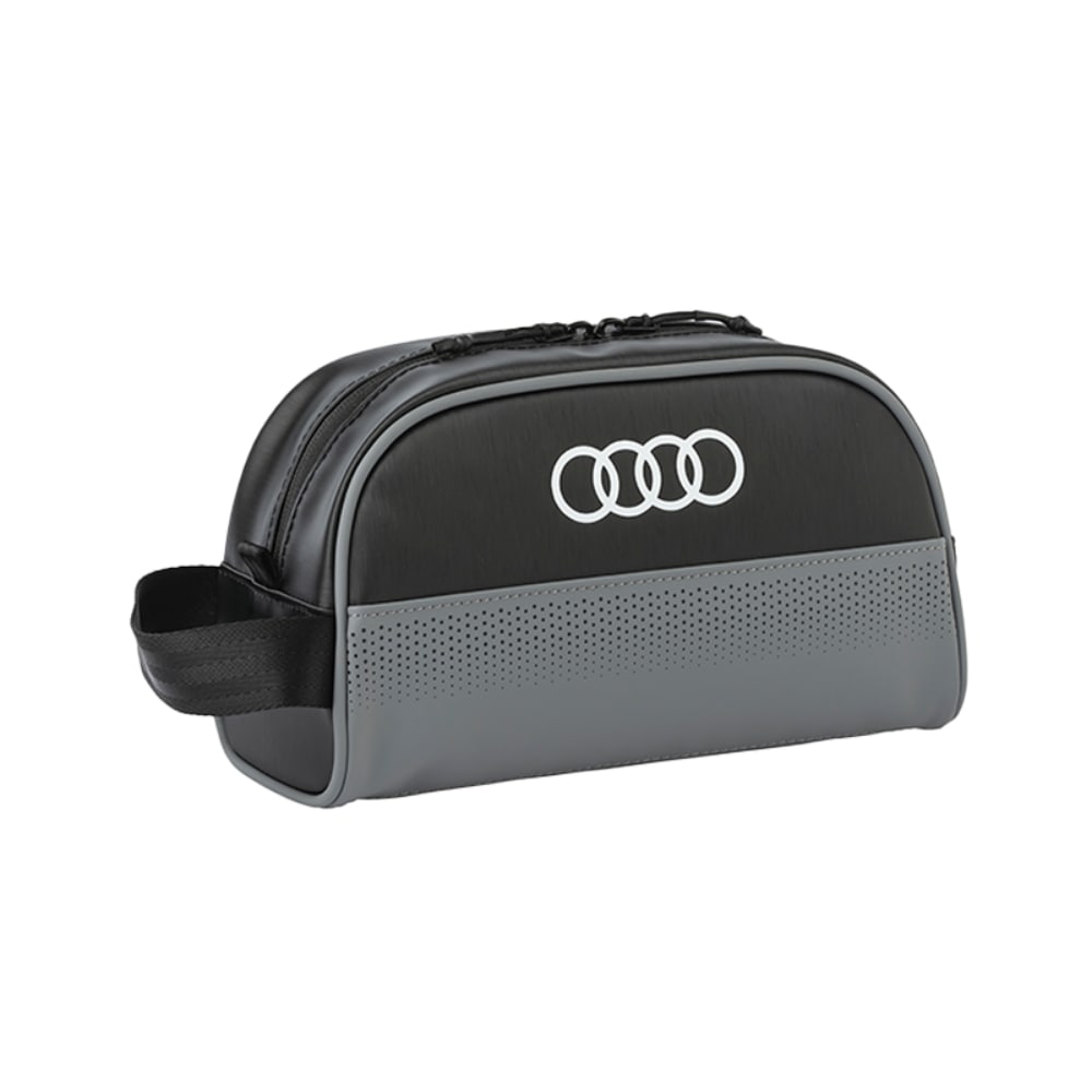 Audi×テーラーメイド ポーチ（ブラック/グレー）