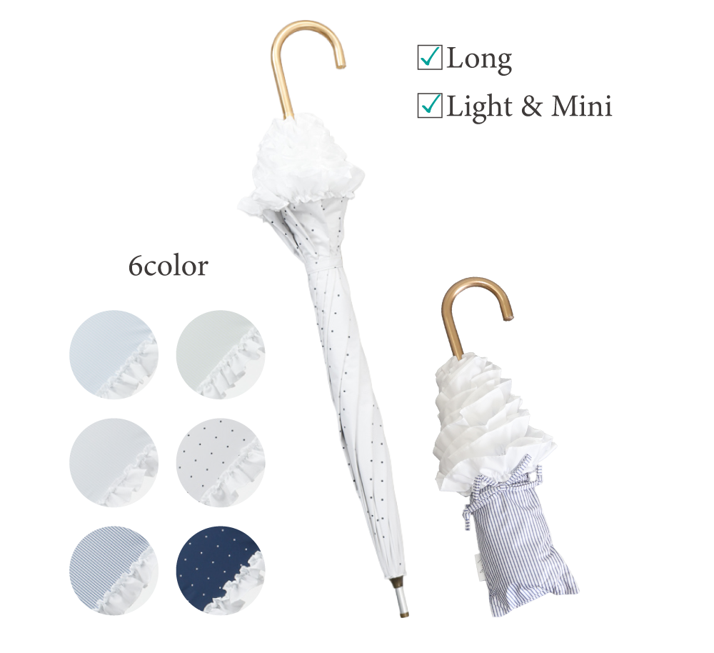 Long / Light & Mini 全6色展開