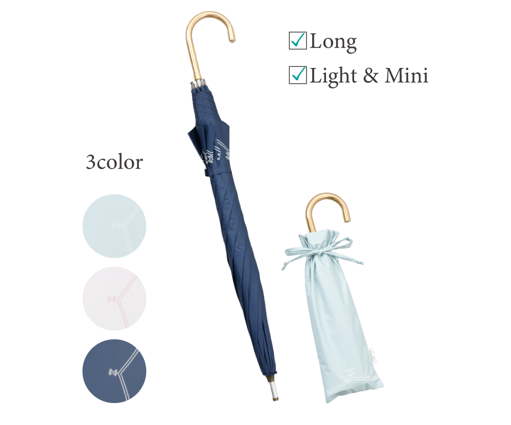 Long / Light & Mini 全3色展開