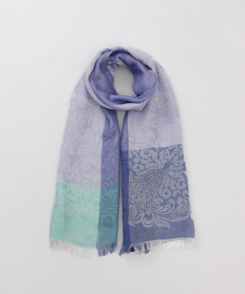 01.シルクローンプチスカーフ ブルー