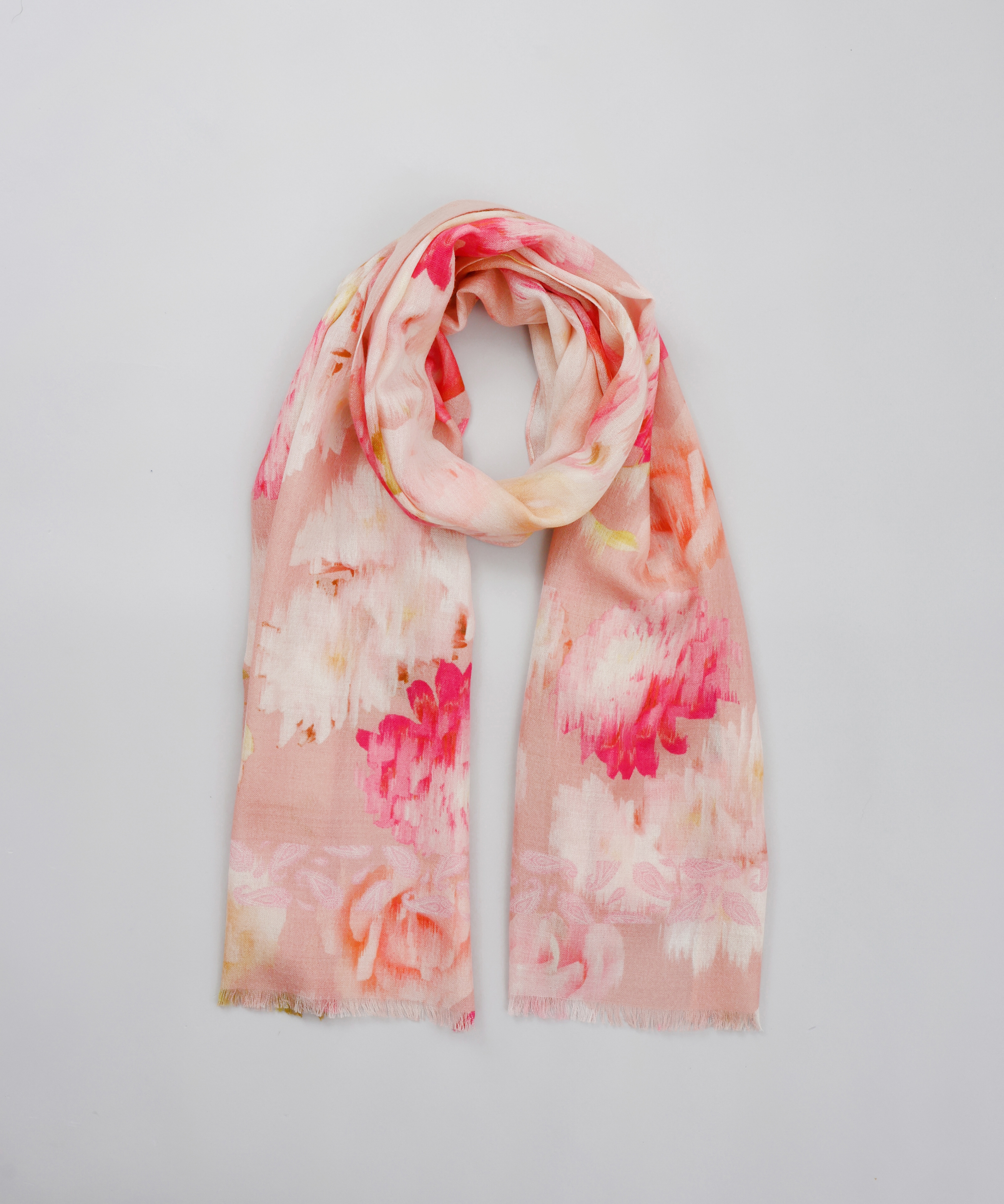 03.プリーツプチスカーフ オフホワイト