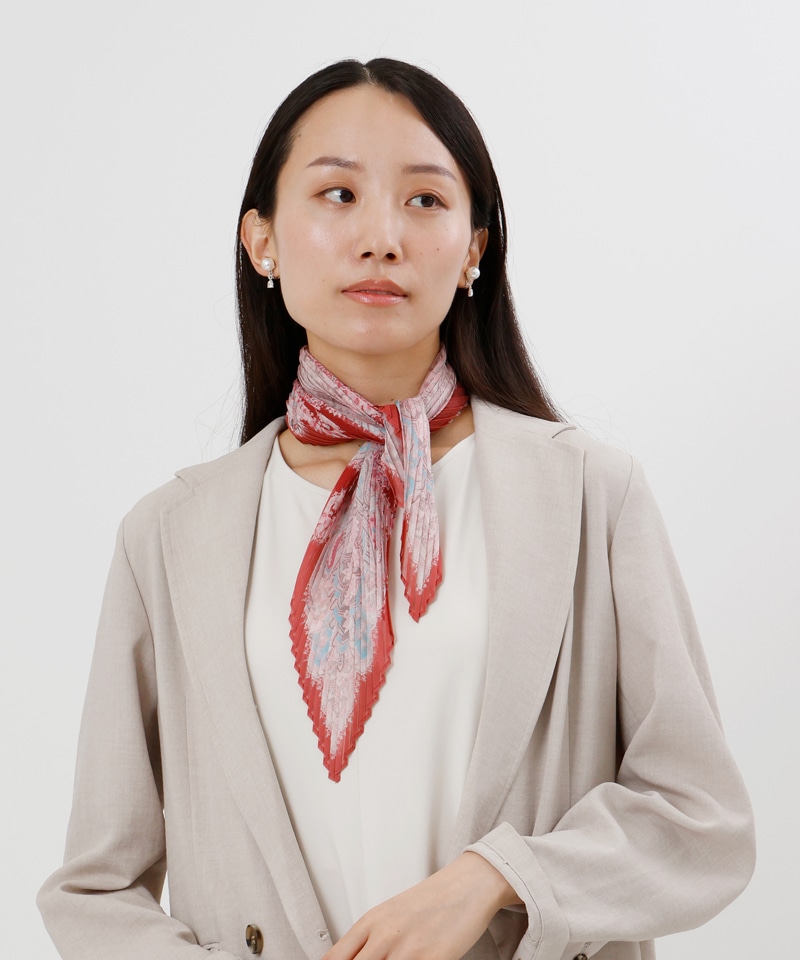 02.シルクプリントプチロングスカーフ