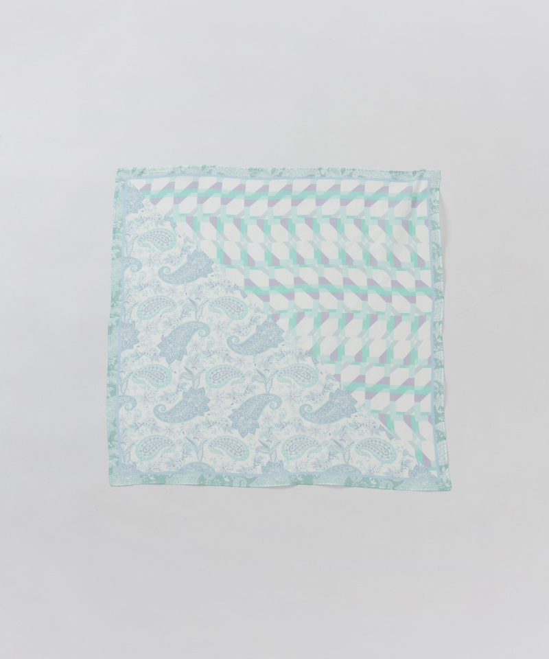 01.シルクローンプチスカーフ ブルー