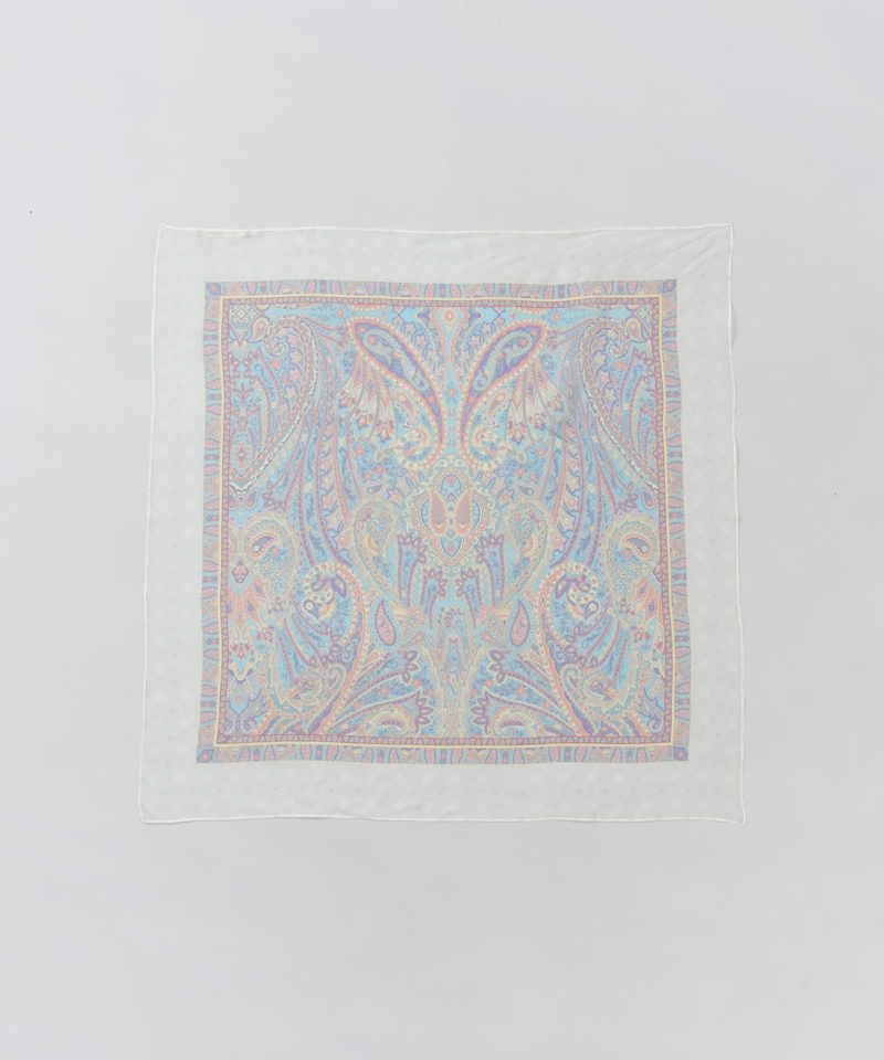 01.シルクローンプチスカーフ ブルー