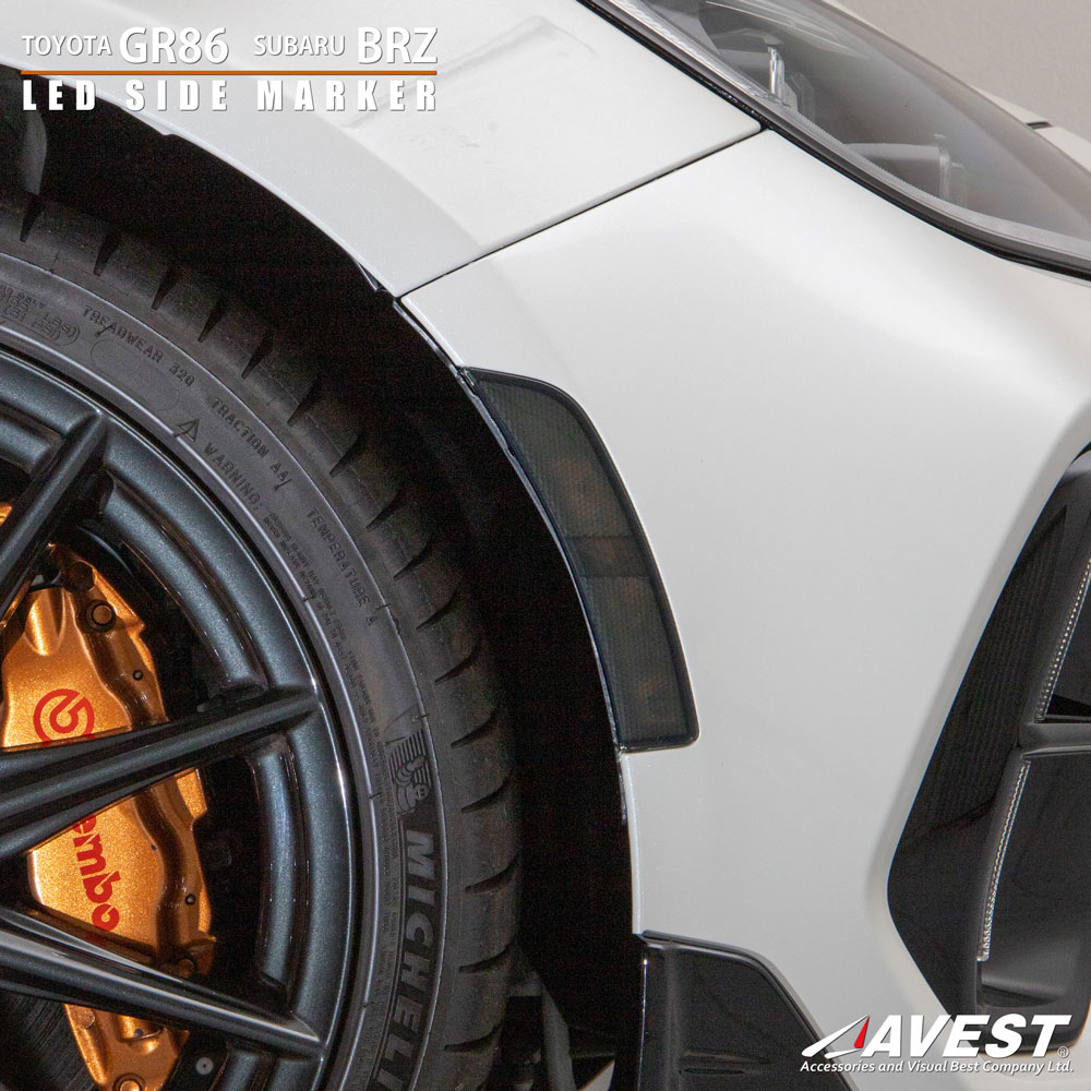 TOYOTA GR86 ZN8 SUBARU BRZ ZD8 フルLED サイドマーカー / 86