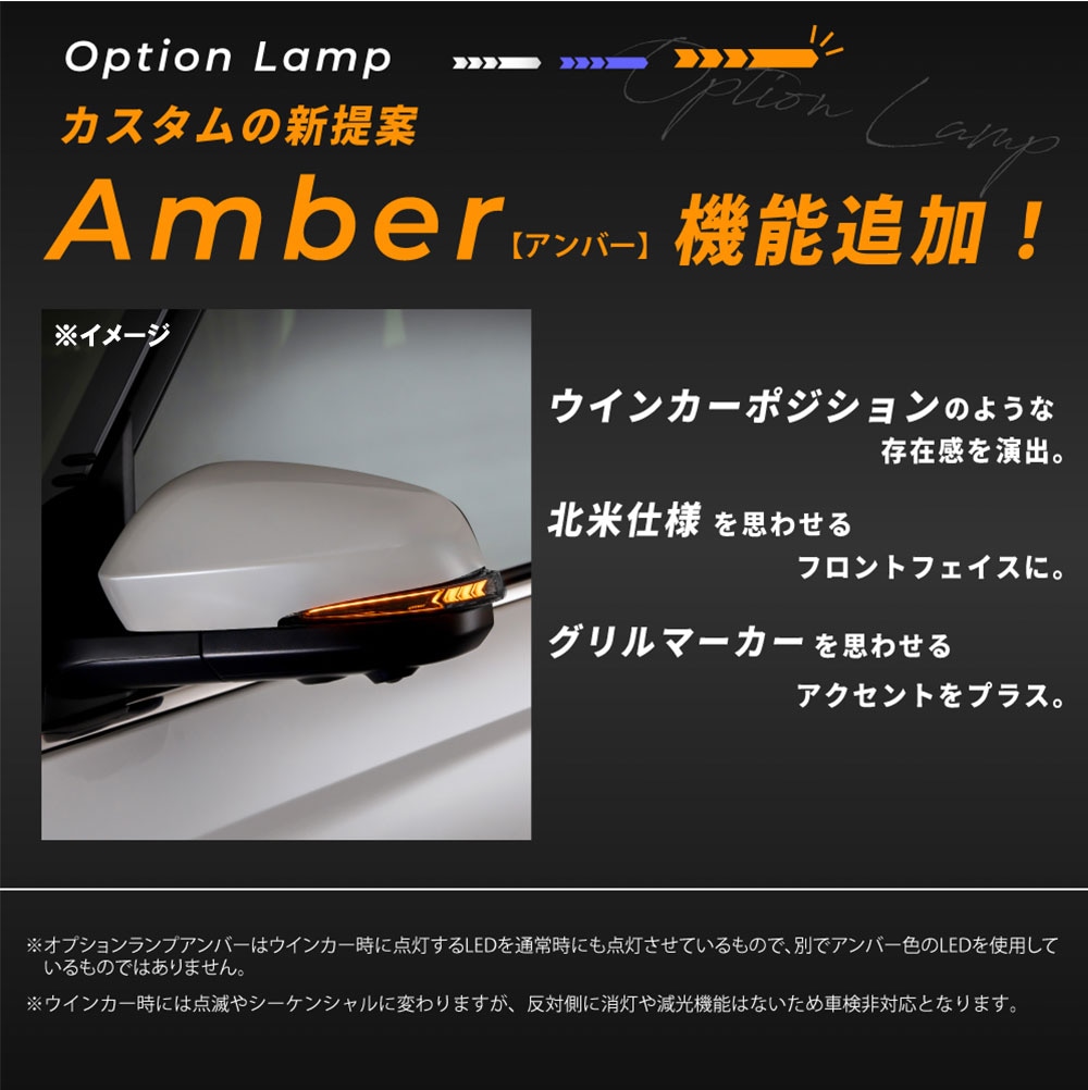 Vertical Arrow Typeα] トヨタ ノア ヴォクシー 90系 流れるドアミラー