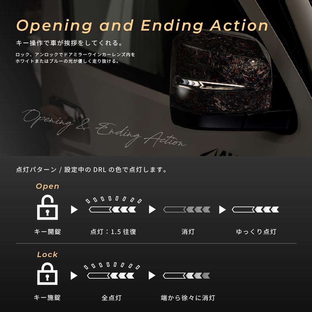 Verical Arrow ドアミラーウインカー&カバー