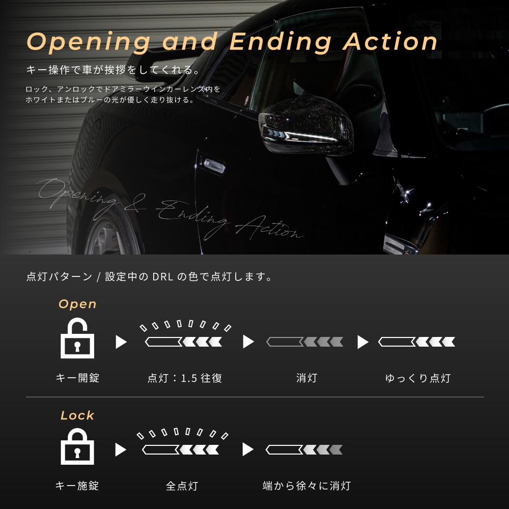 Verical Arrow ドアミラーウインカー&カバー
