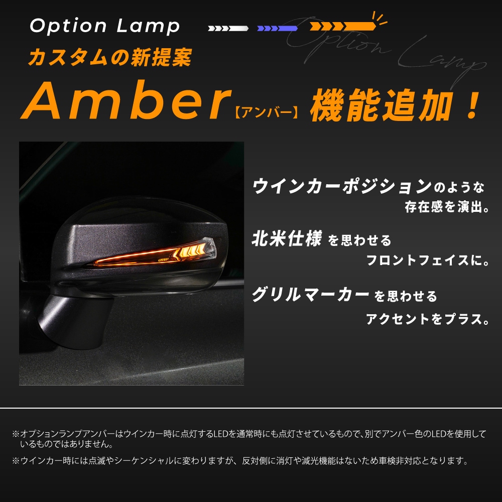 Vertical Arrow Typeα]GT-R R35 流れる ドアミラー レンズ&カバー