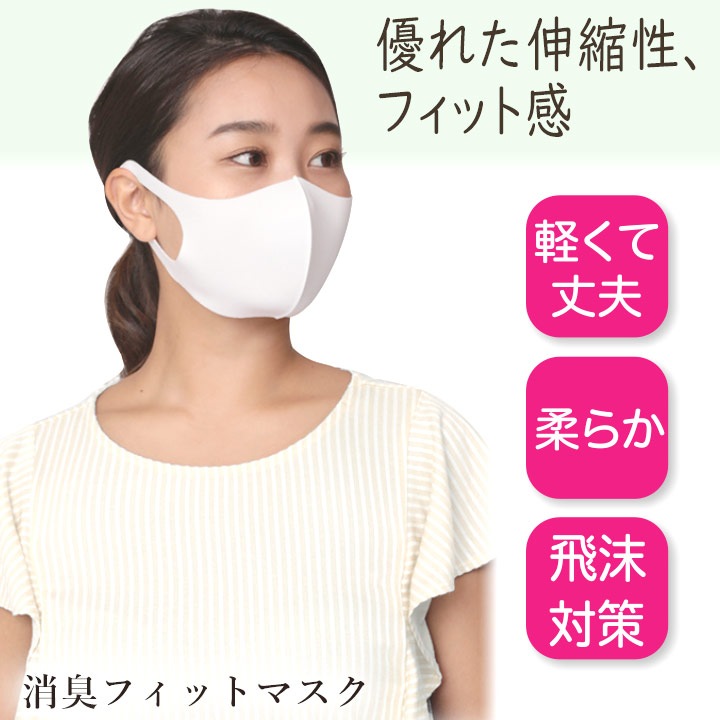 【衛生日用品】消臭フィットマスク