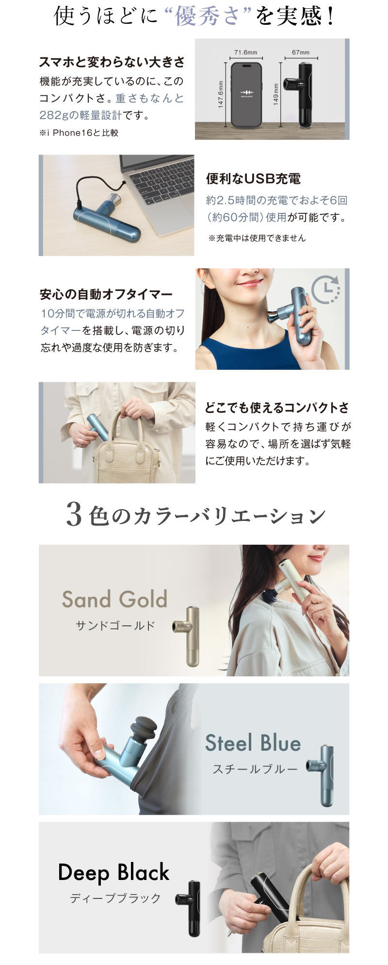 WAVE WAVE Fascial Release Gun Mirai フェイシャル リリースガン