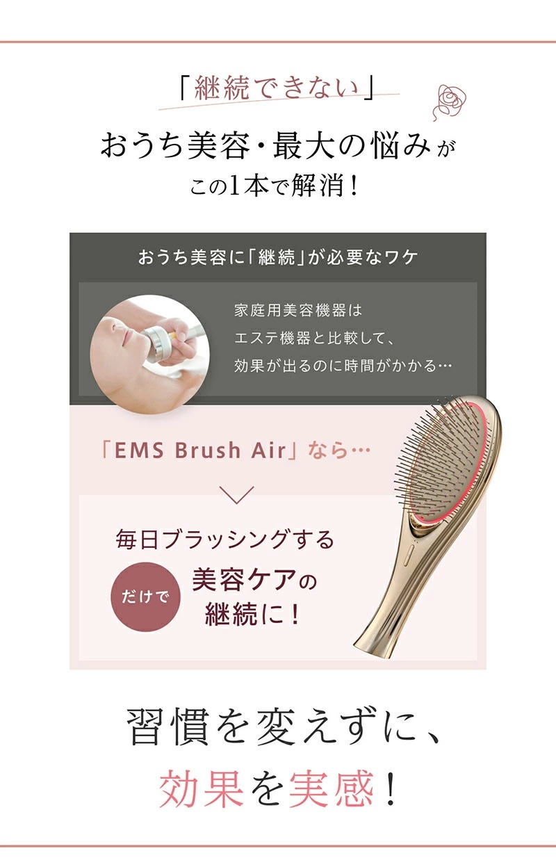 WAVEWAVE EMS ブラシエアー ブラッシュエアー クッションブラシ EMS