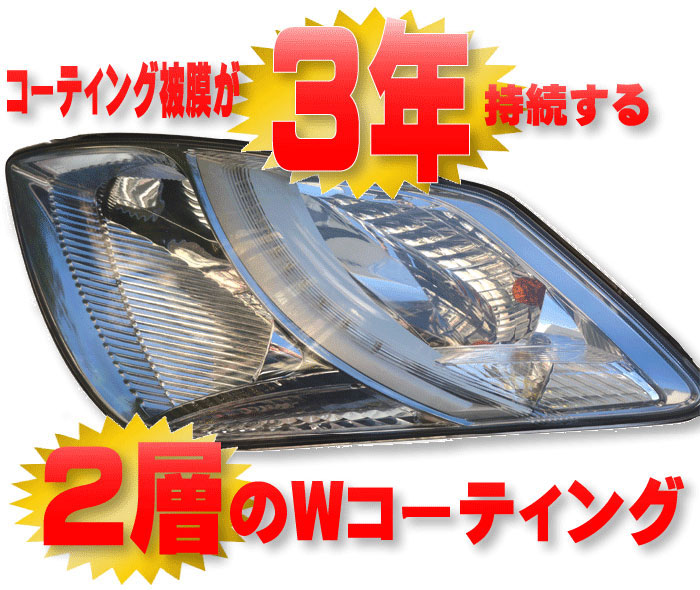 1台分使用】マテックス ヘッドライトコートPRO 施工キット TMM-231