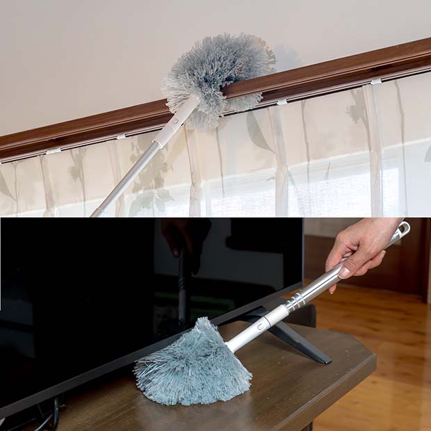 FX686おそうじ指示棒伸縮モップ |おそうじのことならアズマ