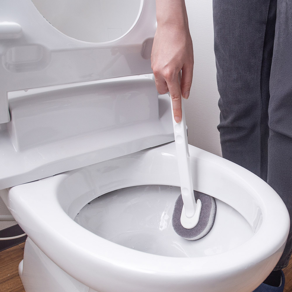 バスチェア&洗面器、トイレブラシセット TKかえしも洗えるトイレ不織布(ブラシのみ) |おそうじのことならアズマ