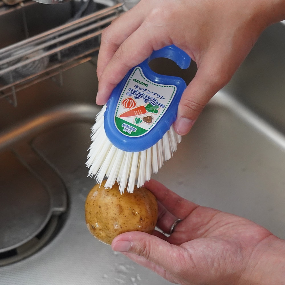 TKキッチンブラシクリアー・2色組 |おそうじのことならアズマ