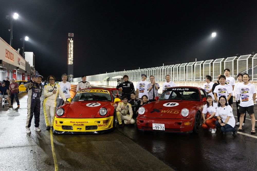12時間耐久をともに戦ったドライバーとチームスタッフ