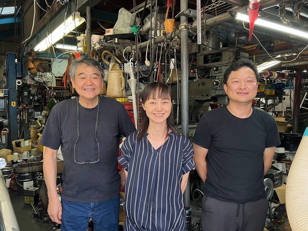 FLAT6GARAGEを訪問した際の様子