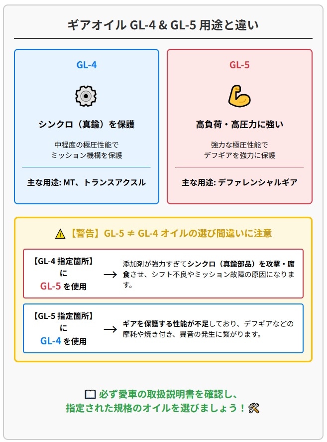 GL-5とGL-4の違い